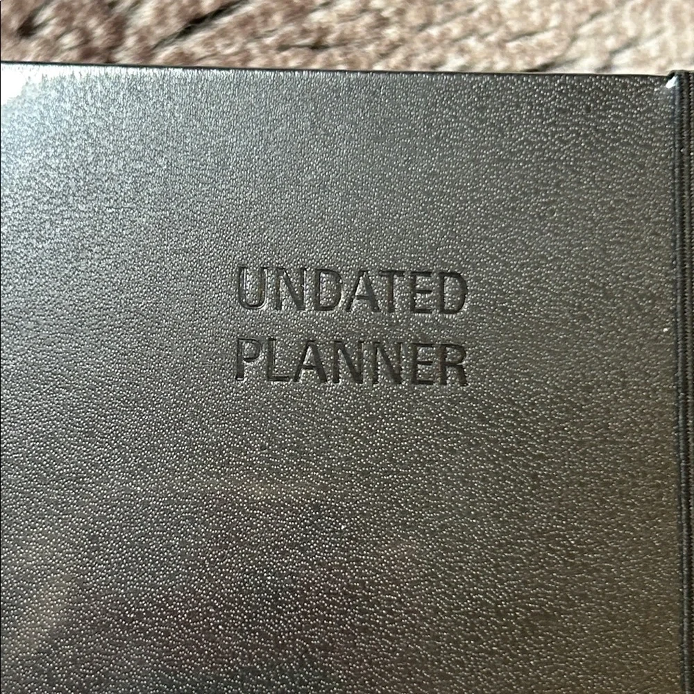 NWT Moleskine Classic Black Undated Notebook